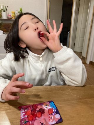[팔도] 잔망루피젤리 믹스베리맛 42g 8개 — 5점을 준 리뷰어가 2022년 2월 올린 사용 사진