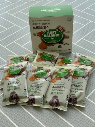 씨디랩 속이 편한 강아지 사료 소프트발란스 기호성 좋은 발효사료 피부와 위장 관절과 위장 — 5점을 준 리뷰어가 2021년 4월 올린 사용 사진