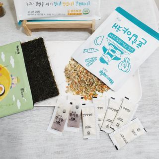 해풀잎 누구나 김밥*1ea [(혼합야채 35g *1ea,  김밥김 (5g, 5ea),  양념간장 (6g, 5ea), 참기름(5g, 2ea)] — 5점을 준 리뷰어가 2022년 5월 올린 사용 사진