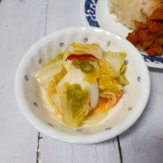셰프애찬 단호박 백김치 1kg — 5점을 준 리뷰어가 2022년 10월 올린 사용 사진