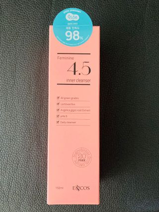 이엔코스 페미닌 4.5 이너클렌저 — 5점을 준 리뷰어가 2021년 3월 올린 사용 사진