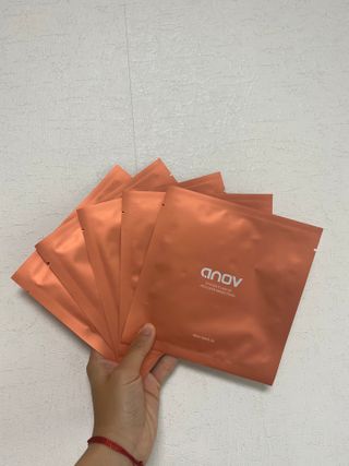 아노브코스메틱스 리커버 마스크팩 — 5점을 준 리뷰어가 2021년 11월 올린 사용 사진