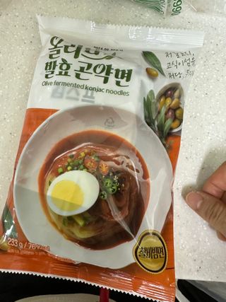 클린24시간 올리브 발효곤약면 찰비빔면 1세트-(3봉) — 5점을 준 리뷰어가 2024년 1월 올린 사용 사진