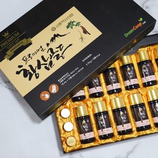 서울약사신협_프리미엄황삼골드_3.75g x 12환+75mgx12병 — 5점을 준 리뷰어가 2021년 2월 올린 사용 사진