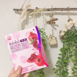 헬스업_쁘띠쁘띠석류콜라겐젤리_20g x 14포 — 3점을 준 리뷰어가 2021년 2월 올린 사용 사진