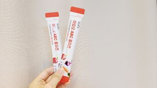아임오 ABC 콜라겐 젤리 14포 — 5점을 준 리뷰어가 2022년 3월 올린 사용 사진