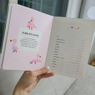 리훈 하밍이와 함께하는 숨은라인찾기 다이어트 플래너 — 5점을 준 리뷰어가 2021년 4월 올린 사용 사진