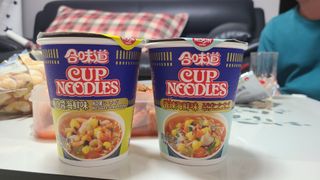 NISSIN 닛신 컵누들  4종 - 씨푸드오리지날, 씨푸드 스파이시, 씨푸드 커리, 씨푸드 XO소스 — 5점을 준 리뷰어가 2022년 12월 올린 사용 사진