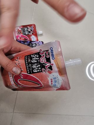 ORIHIRO 오리히로 곤약젤리 제로칼로리 130g 4종 4팩(맛별로 1팩씩) — 5점을 준 리뷰어가 2023년 2월 올린 사용 사진