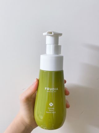 [후르디아] 아보카도 약산성 비건 여성 청결제 — 5점을 준 리뷰어가 2021년 12월 올린 사용 사진