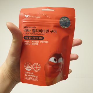 [푸름웰니스] 라바 멀티비타민 구미 36g — 5점을 준 리뷰어가 2022년 3월 올린 사용 사진