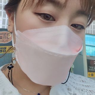 [이지아 마스크] 애니가드 더솔루션마스크 KF80 대형 컬러 4종 — 5점을 준 리뷰어가 2021년 6월 올린 사용 사진