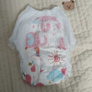 킨도 프리미엄 에어드라이v2 팬티형 기저귀 — 5점을 준 리뷰어가 2021년 5월 올린 사용 사진
