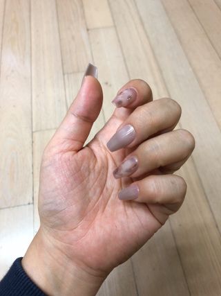 데싱디바 매직프레스 가을매니 코핀 5종 중 택1 — 5점을 준 리뷰어가 2021년 9월 올린 사용 사진