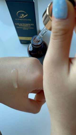 오투에니원 갈락토미세스 비타민 C 더블 브라이트닝 세럼 50ml — 4점을 준 리뷰어가 2023년 3월 올린 사용 사진