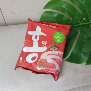 [풀무원] 자연은맛있다 정면, 백면, 홍면  세트 — 5점을 준 리뷰어가 2021년 4월 올린 사용 사진