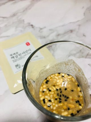 보의당 왕혜문 체감한끼선식 — 5점을 준 리뷰어가 2021년 11월 올린 사용 사진