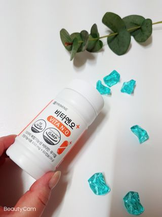 프리마인 성큼다가온 봄, 이너뷰티를 챙겨야 피부도 화사하게, 컨디션도 활기차게. 흡수율을 높인 고효율 비타민. — 5점을 준 리뷰어가 2022년 3월 올린 사용 사진