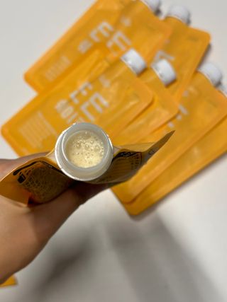 [덜다] 든든 식물성 단백질 쉐이크 40g X 7입 (곡물/딸기) — 5점을 준 리뷰어가 2023년 8월 올린 사용 사진
