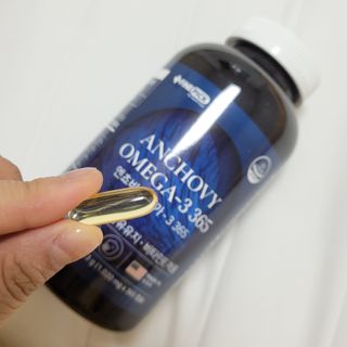 서울약사신협 Finepick_오메가365_1020mg x 365캡슐 — 5점을 준 리뷰어가 2021년 4월 올린 사용 사진