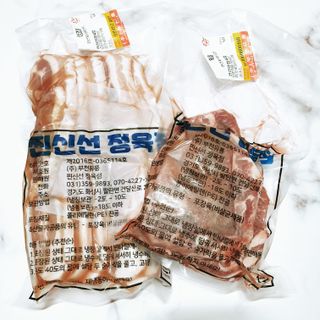 찐신선 미국 냉동 목살 & 네덜란드 냉동 삼겹살 — 5점을 준 리뷰어가 2021년 8월 올린 사용 사진