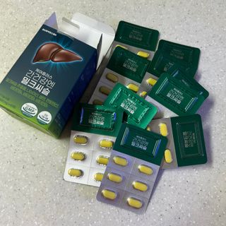 [경남제약헬스케어] 케어플러스 간건강엔 밀크씨슬 500mg 60정/2개월분/비타민B 5종+세레늄 — 5점을 준 리뷰어가 2024년 1월 올린 사용 사진