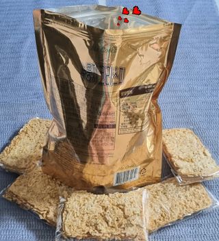 미즈꼬레아 치즈맛 누룽지크리스피 — 5점을 준 리뷰어가 2022년 2월 올린 사용 사진
