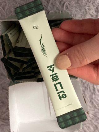 [건강미] 언니효소 마일드 본품 30포 / 쌀과자맛 효소 — 4.5점을 준 리뷰어가 2022년 4월 올린 사용 사진