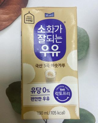 소화가 잘되는 우유 국산 5곡 미숫가루 — 5점을 준 리뷰어가 2021년 9월 올린 사용 사진