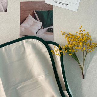 의식주의 비건 인증 오가닉 순면 베개 커버 레이어 커플 세트 — 4점을 준 리뷰어가 2023년 3월 올린 사용 사진