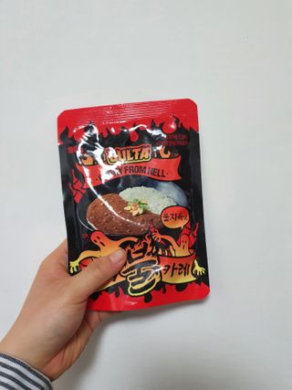 불타 지옥불카레 불지옥맛 180g x 3봉 — 5점을 준 리뷰어가 2021년 6월 올린 사용 사진