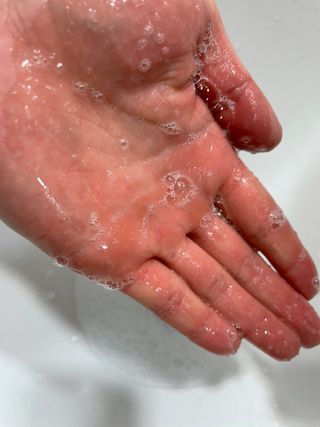 [바이오맥스] 프로코어 탈모완화샴푸 1000ml — 3.5점을 준 리뷰어가 2022년 8월 올린 사용 사진