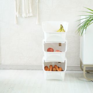 창신리빙 블랑 다용도 야채보관함 — 5점을 준 리뷰어가 2022년 8월 올린 사용 사진