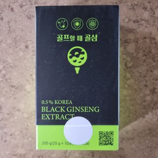 블랙37 골프할 때 골삼 흑삼젤리스틱 20g x 10포 — 5점을 준 리뷰어가 2022년 4월 올린 사용 사진