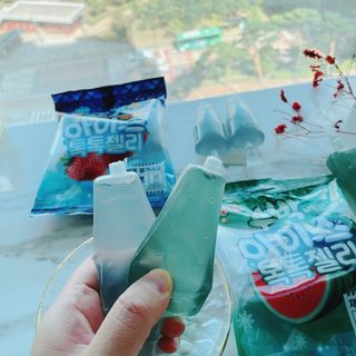 롯데제과 죠스바 아이스 톡톡 젤리 — 5점을 준 리뷰어가 2021년 10월 올린 사용 사진