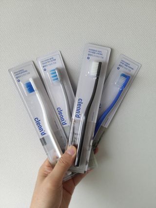 주식회사 클린디 [클린디] 고기능성 칫솔 세트_기능모/탄력모/미세모/초극세모 — 5점을 준 리뷰어가 2022년 3월 올린 사용 사진