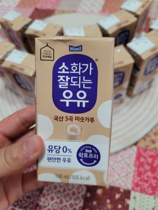 소화가 잘되는 우유 국산 5곡 미숫가루 — 5점을 준 리뷰어가 2021년 9월 올린 사용 사진