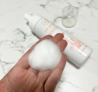 MF프리 [닥터문] 유산균 락토케어 질경초 여성청결제 200ml (폼타입) — 4.5점을 준 리뷰어가 2022년 6월 올린 사용 사진