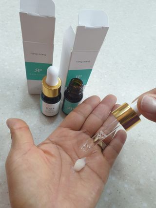 랑팡 EGF+FGF 10ppm 리포좀 앰플 원액 10ml — 4점을 준 리뷰어가 2021년 11월 올린 사용 사진