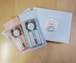 유비맘 스푼포크 케이스 세트 1+1 _컬러랜덤 발송 — 5점을 준 리뷰어가 2021년 1월 올린 사용 사진