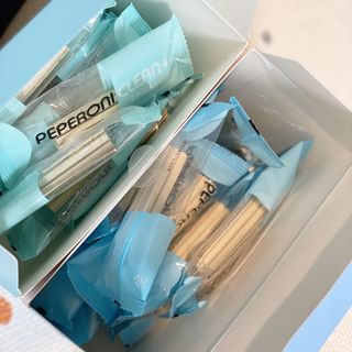 페페로니 2종 세트 클린플러스 덴탈껌 치킨+덕 — 5점을 준 리뷰어가 2021년 8월 올린 사용 사진