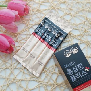 서울약사신협_투데이홍삼정플러스스틱_10g x 60포 — 5점을 준 리뷰어가 2021년 8월 올린 사용 사진