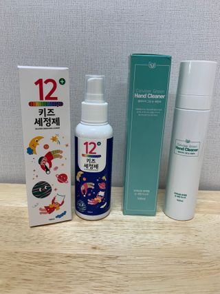 셀바이져 항균 스프레이 핸드워시 + 키즈세정제 SET — 4점을 준 리뷰어가 2021년 3월 올린 사용 사진
