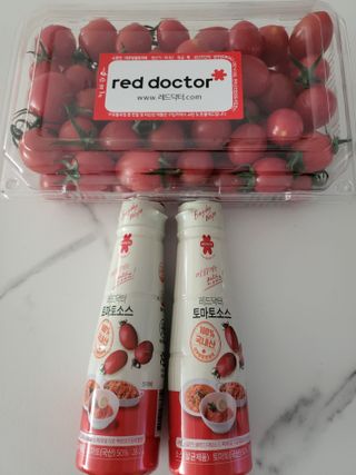 레드닥터  대추방울토마토 + 매콤새콤달콤 레드닥터 토마토 소스 — 5점을 준 리뷰어가 2022년 12월 올린 사용 사진