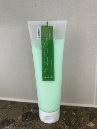 닥터시드 티트리 앤 라임 비건 지성케어 쿨 탈모 캡슐 트리트먼트 두피 팩 — 5점을 준 리뷰어가 2024년 7월 올린 사용 사진