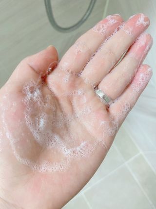 달리프 진저 베러 퍼퓸 탈모 완화 샴푸 1000ml 향 3종 — 4점을 준 리뷰어가 2021년 2월 올린 사용 사진