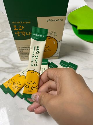 탄수화물 지방 곡물 발효 소화 분해 효소 밸런스링크 모과생각나 — 5점을 준 리뷰어가 2022년 5월 올린 사용 사진