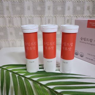 [슬림드랍 석류맛] 건기식 다이어트 보조제 겸 비타민 — 4점을 준 리뷰어가 2022년 2월 올린 사용 사진