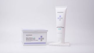 바노바기 코스메틱 바노바기 밀크씨슬 리페어 시카 폼 클렌저 플러스 120ml + 퀵 마스크 플러스 30매 — 5점을 준 리뷰어가 2023년 8월 올린 사용 사진