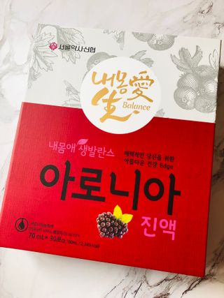 서울약사신협_내몸애생발란스아로니아_70ml x 30포 — 5점을 준 리뷰어가 2021년 6월 올린 사용 사진